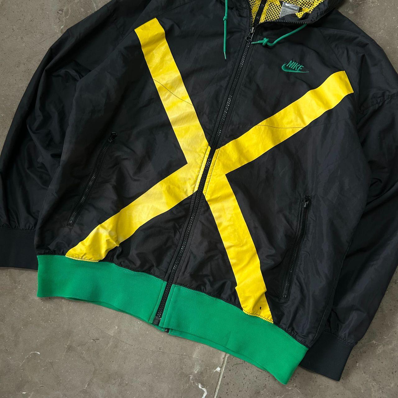 Vintage Nike Jamaica Olympics 2008 Split Windbreaker Jacket M
