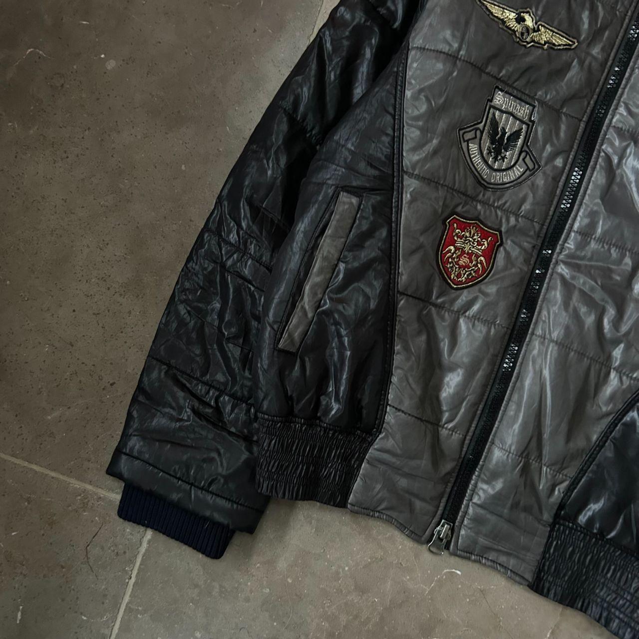 Vintage Japanese Archive Fur Hood Puffer Jacket M