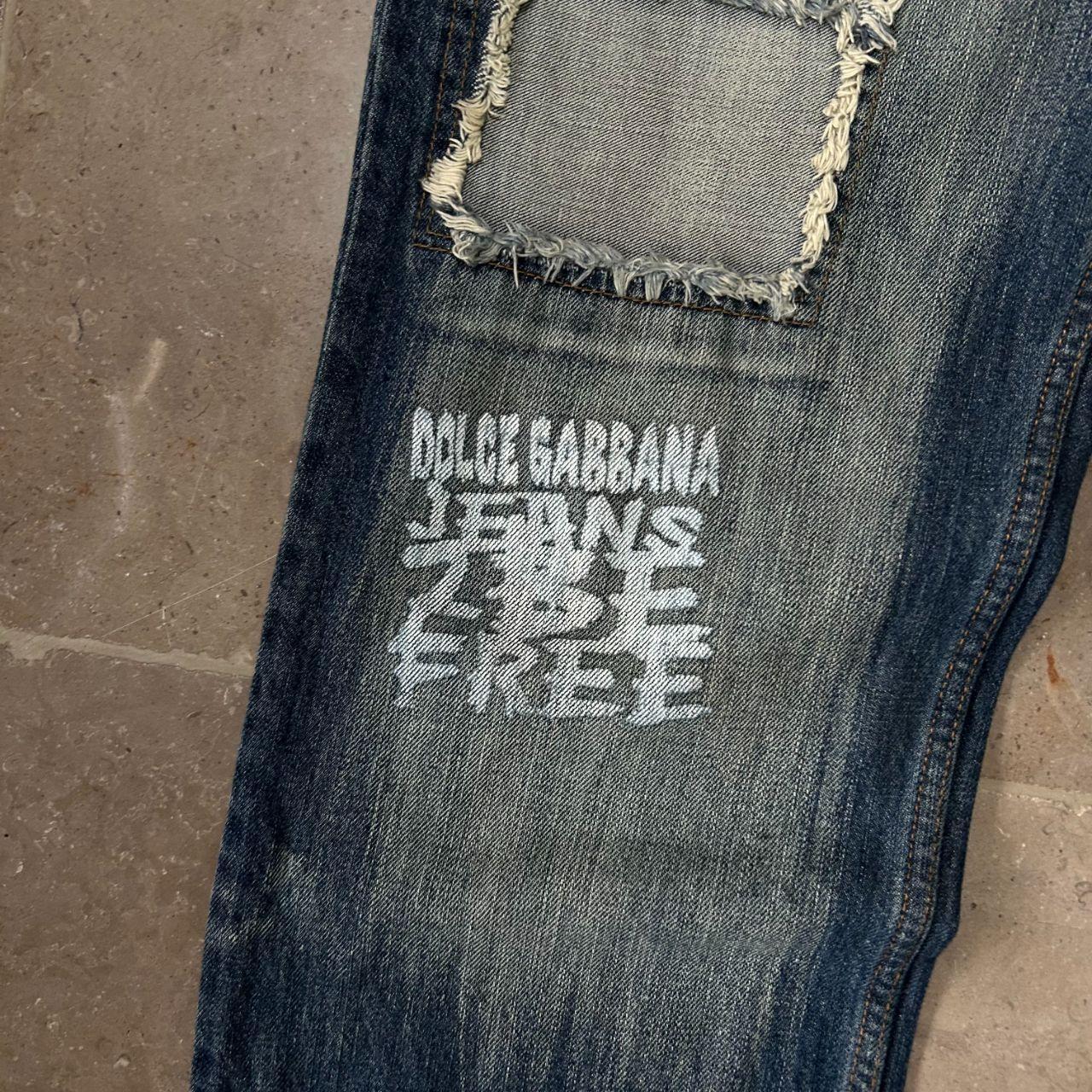 Vintage Dolce and Gabbana Patchwork Jeans W36 L34