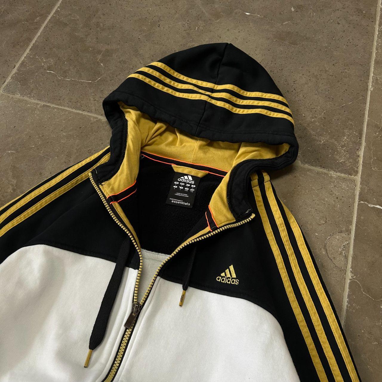 Adidas Performance Essentials Zip Up Hoodie White Size L