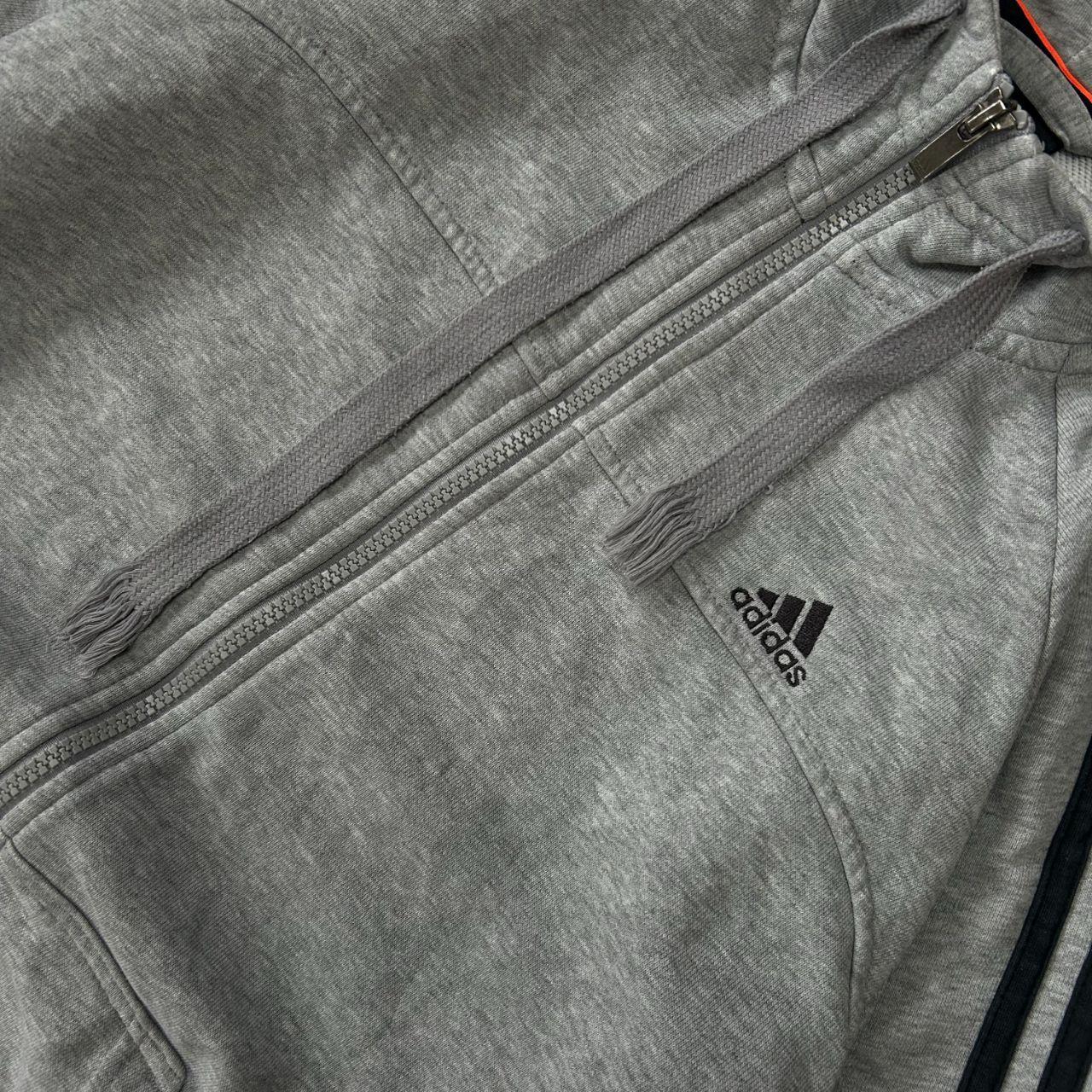 Adidas Performance Essentials Zip Up Hoodie Grey Size M