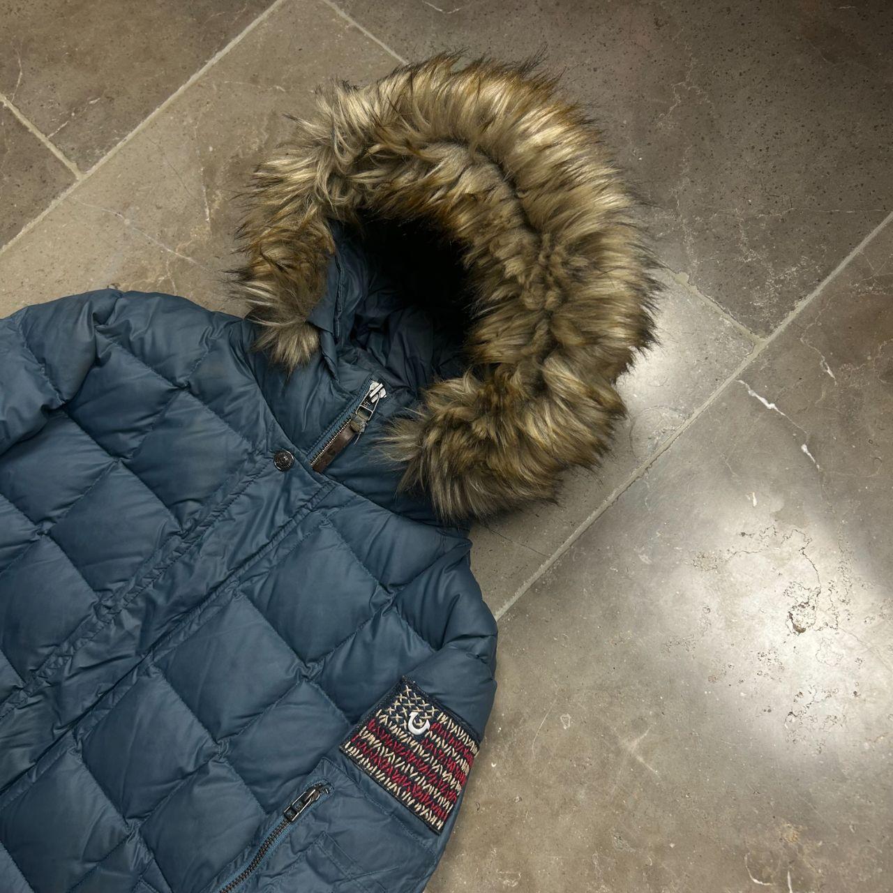 Vintage True Religion Square Stitch Puffer Jacket L