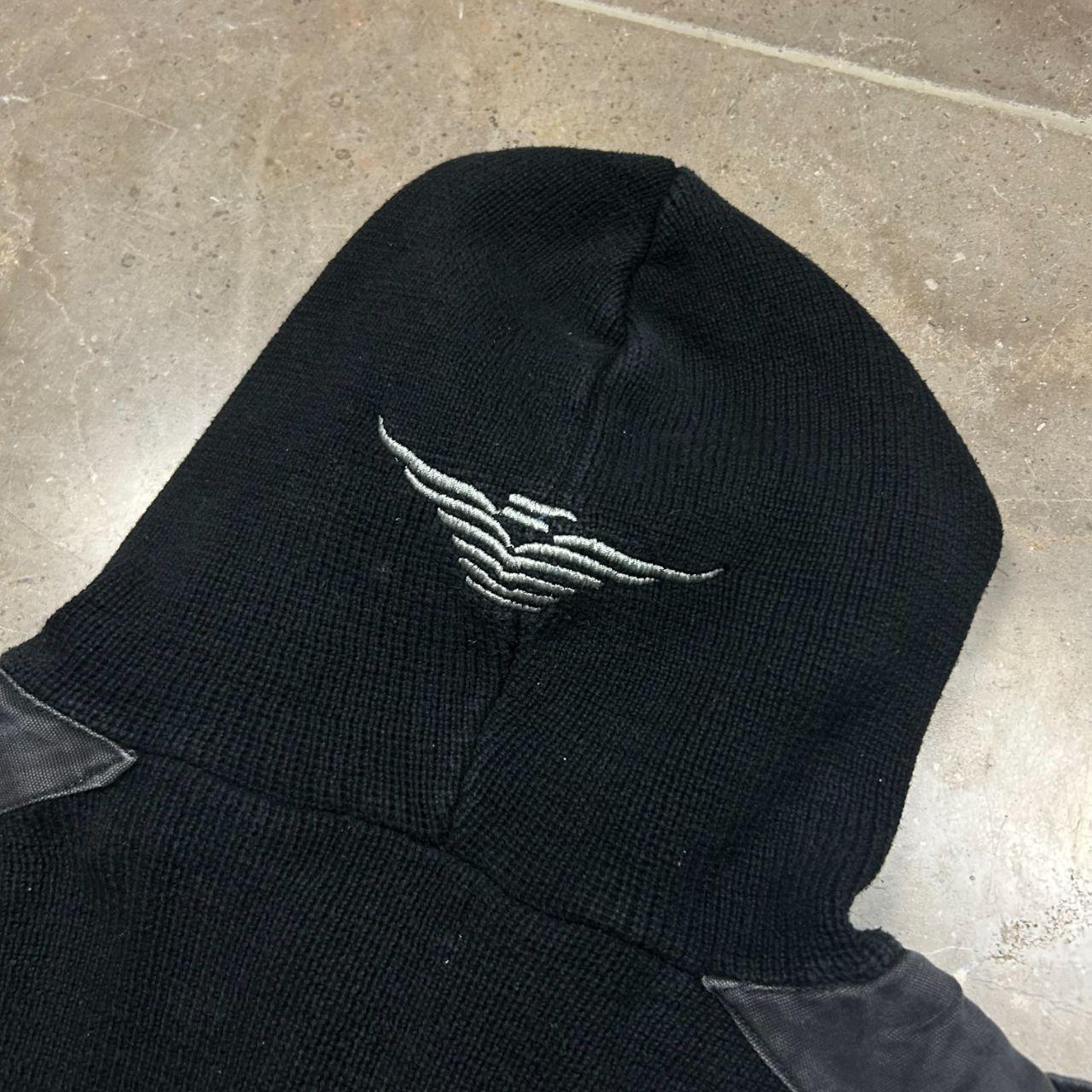 Emporio Armani Zip Up Waffle Knit Jumper M