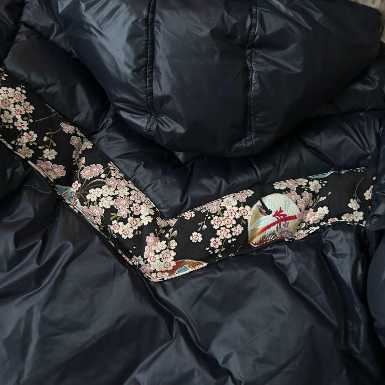 Vintage Japanese Archive Fur Hood Puffer Jacket L