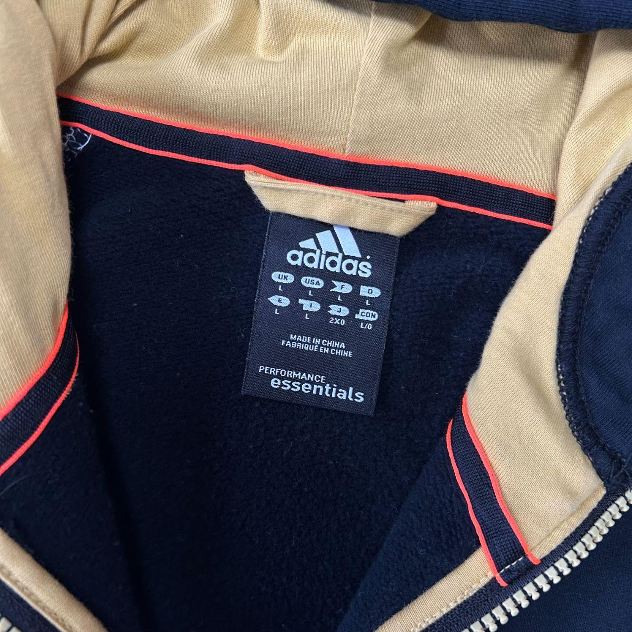 Adidas Performance Essentials Zip Up Hoodie White Size L