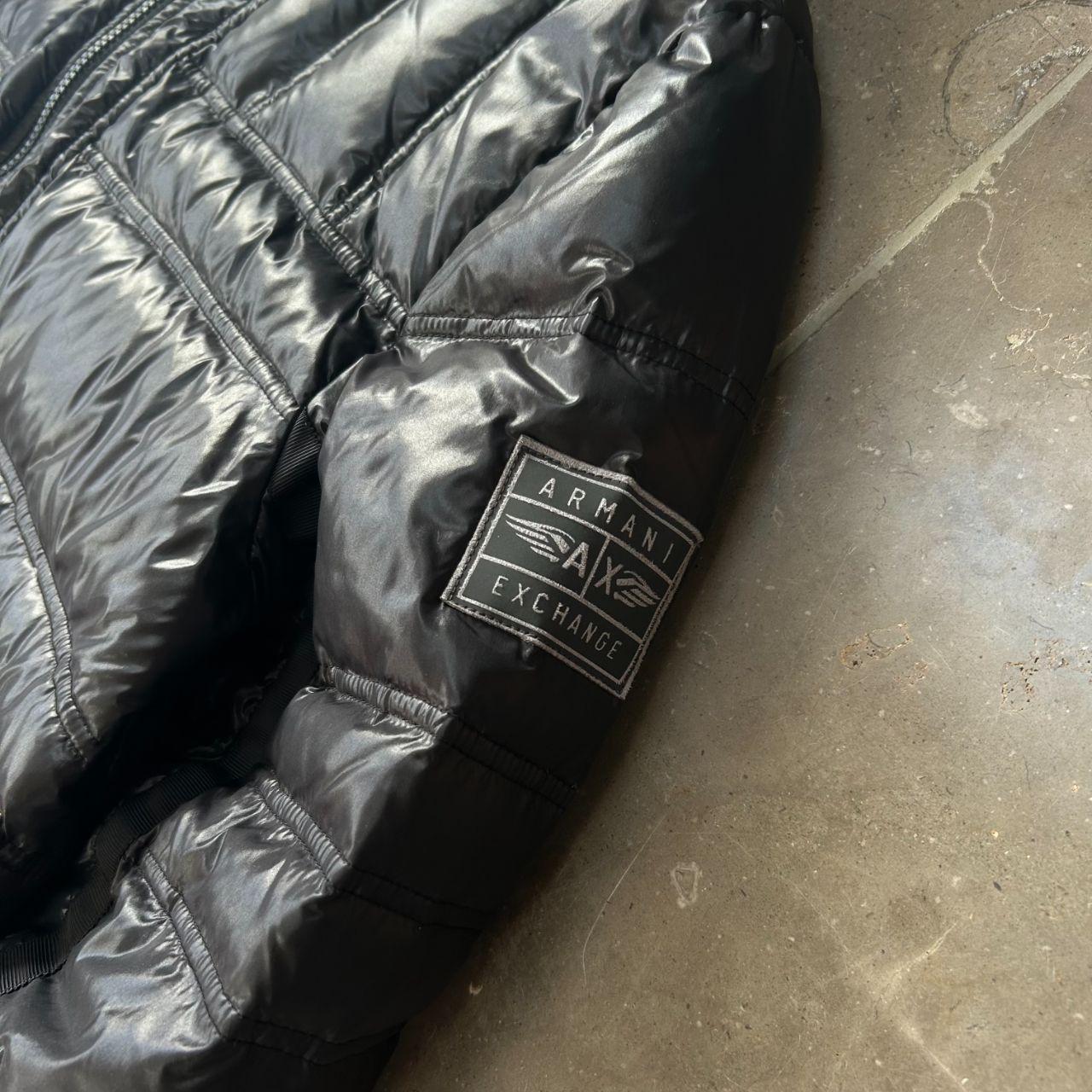 Armani Exchange Fur Hood Puffer Jacket M