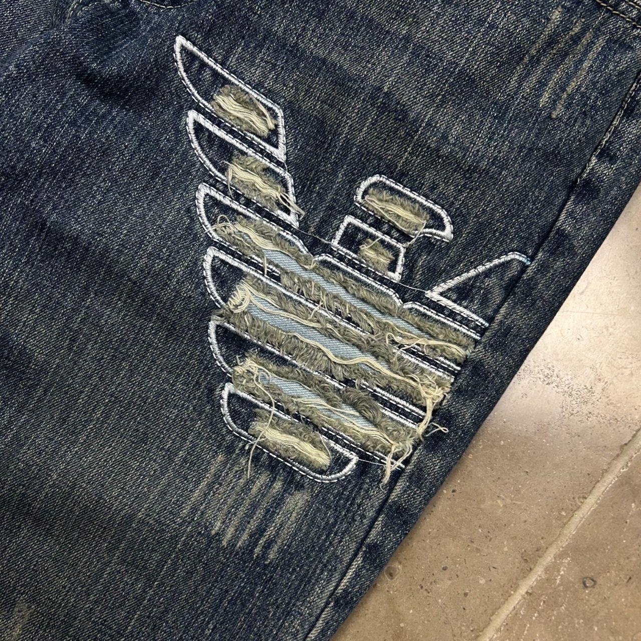 Vintage Armani Jeans Denim Logo Jeans W32 L32