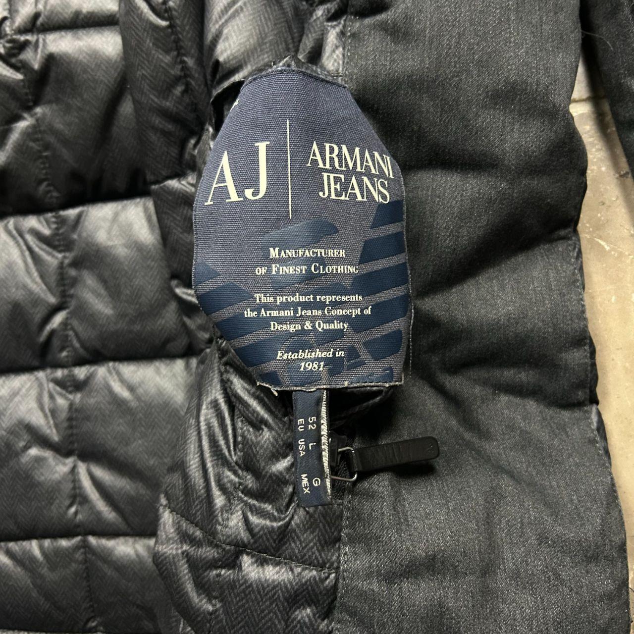 Armani Jeans Reversible Square Sitch Puffer Jacket L