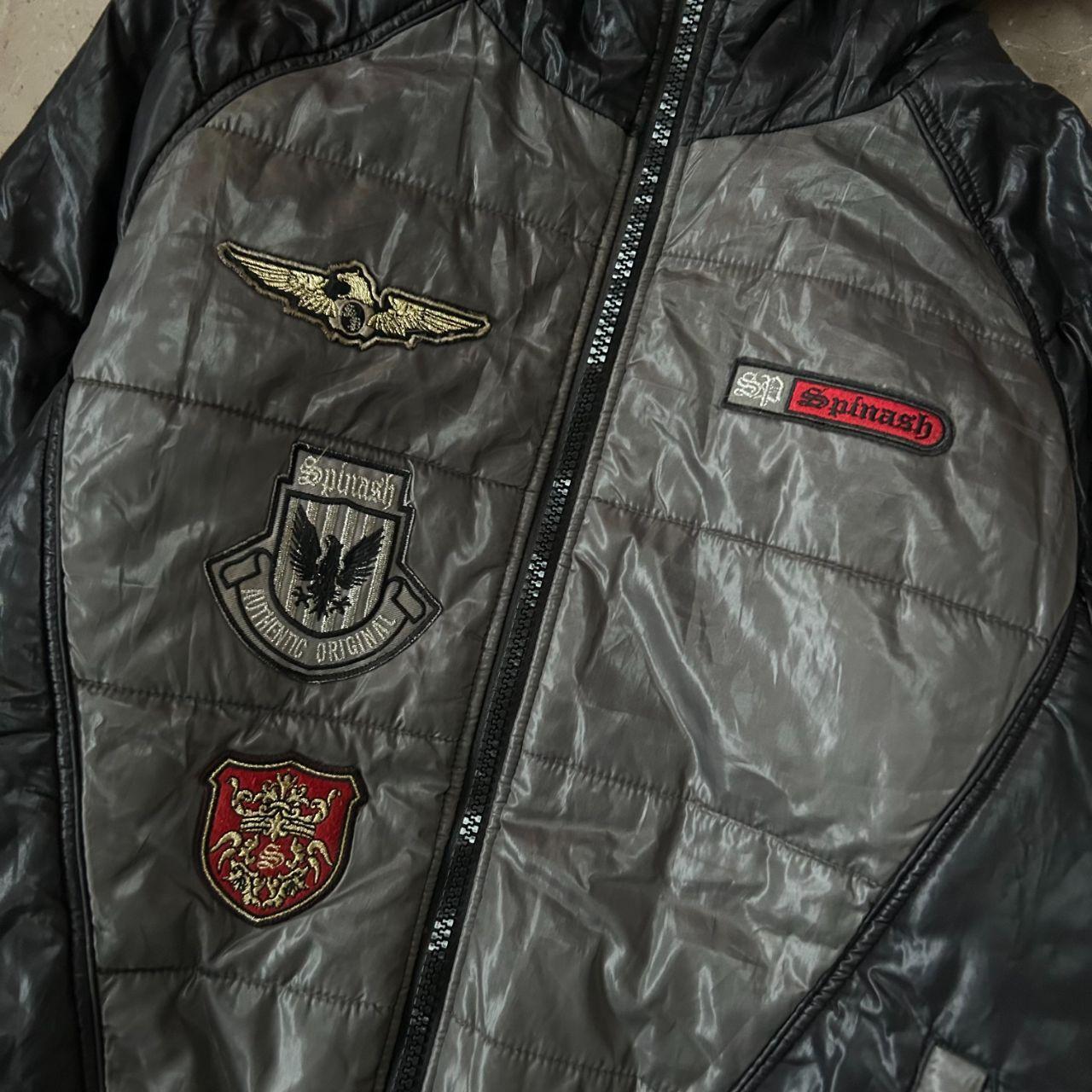 Vintage Japanese Archive Fur Hood Puffer Jacket M