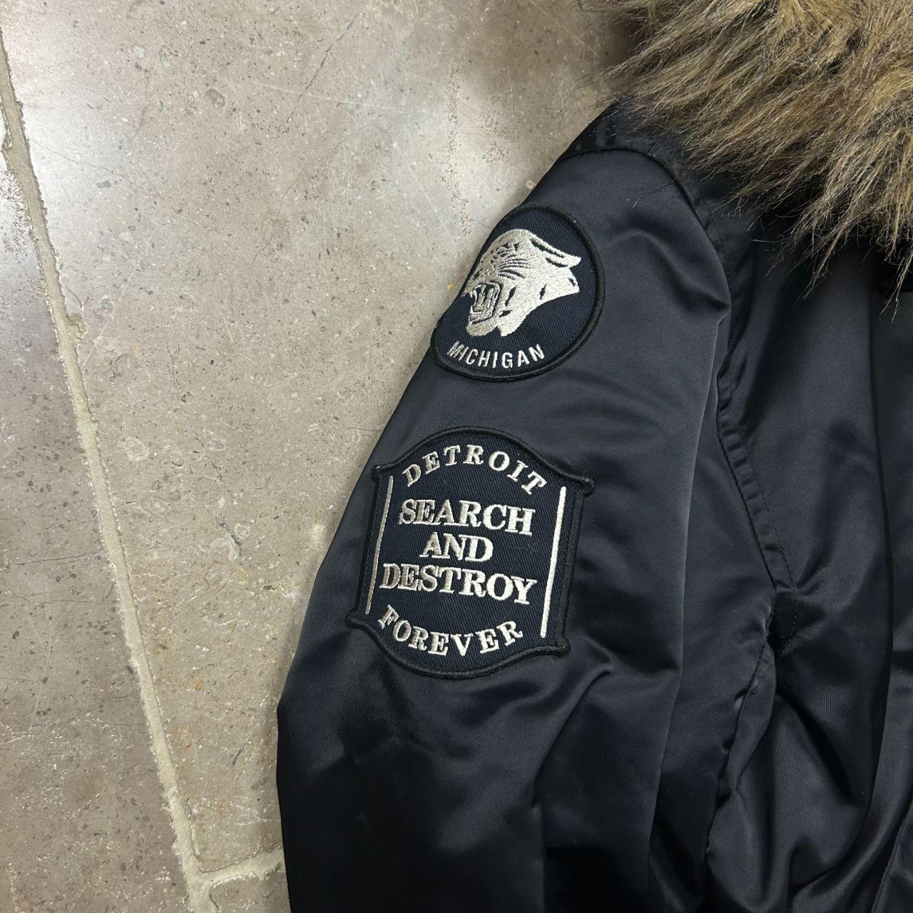 Hysteric Glamour N-2B Flight Bomber Nylon Jacket Black S