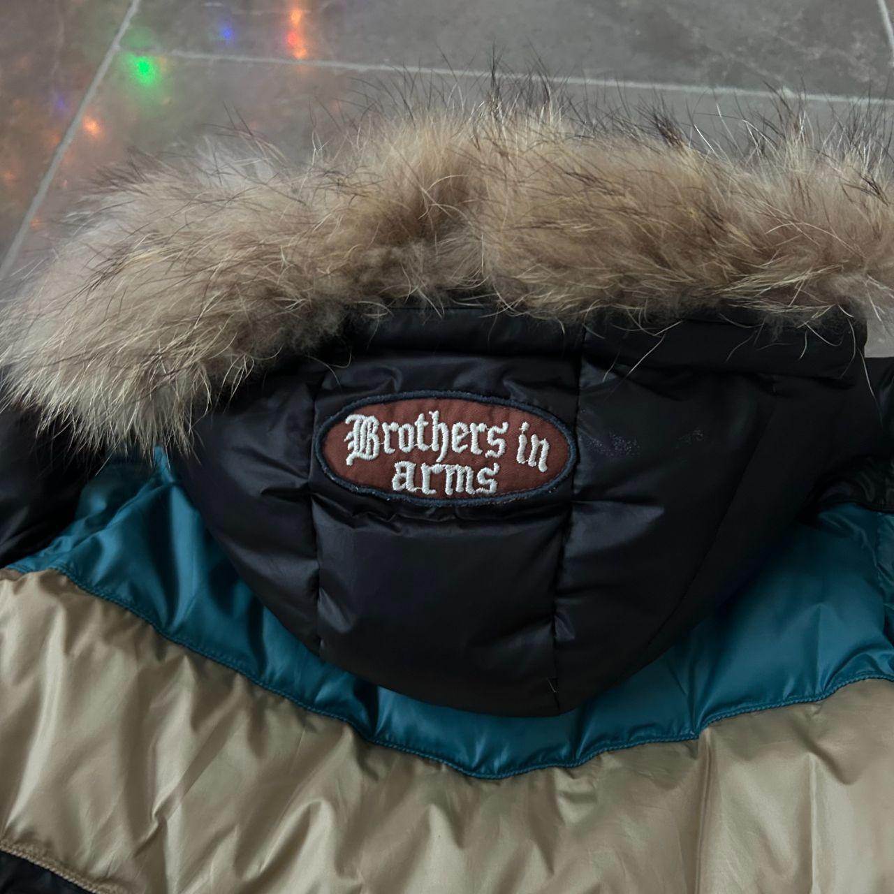 Vintage Japanese Archive Fur Hood Puffer Jacket L