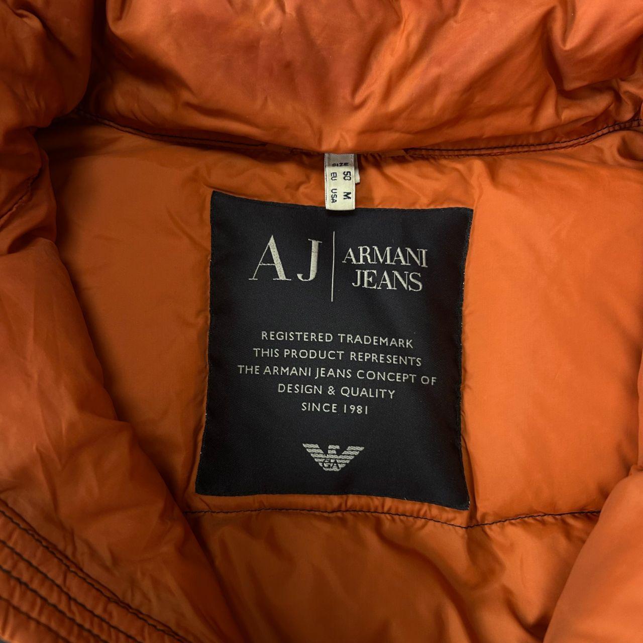 Vintage Armani Jeans Down Puffer Jacket Black M