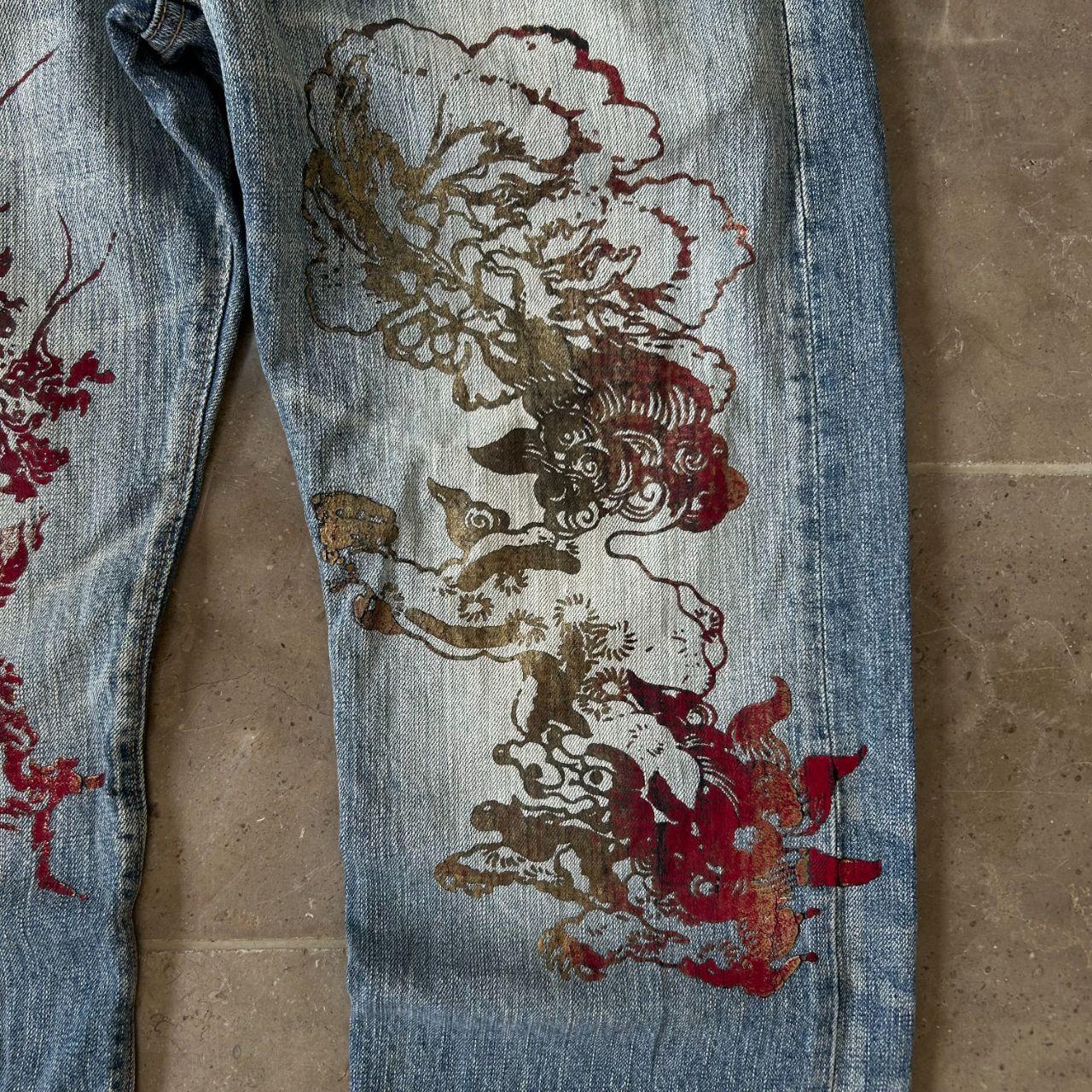 Vintage Japanese Design Straight Leg Jeans W32 L32