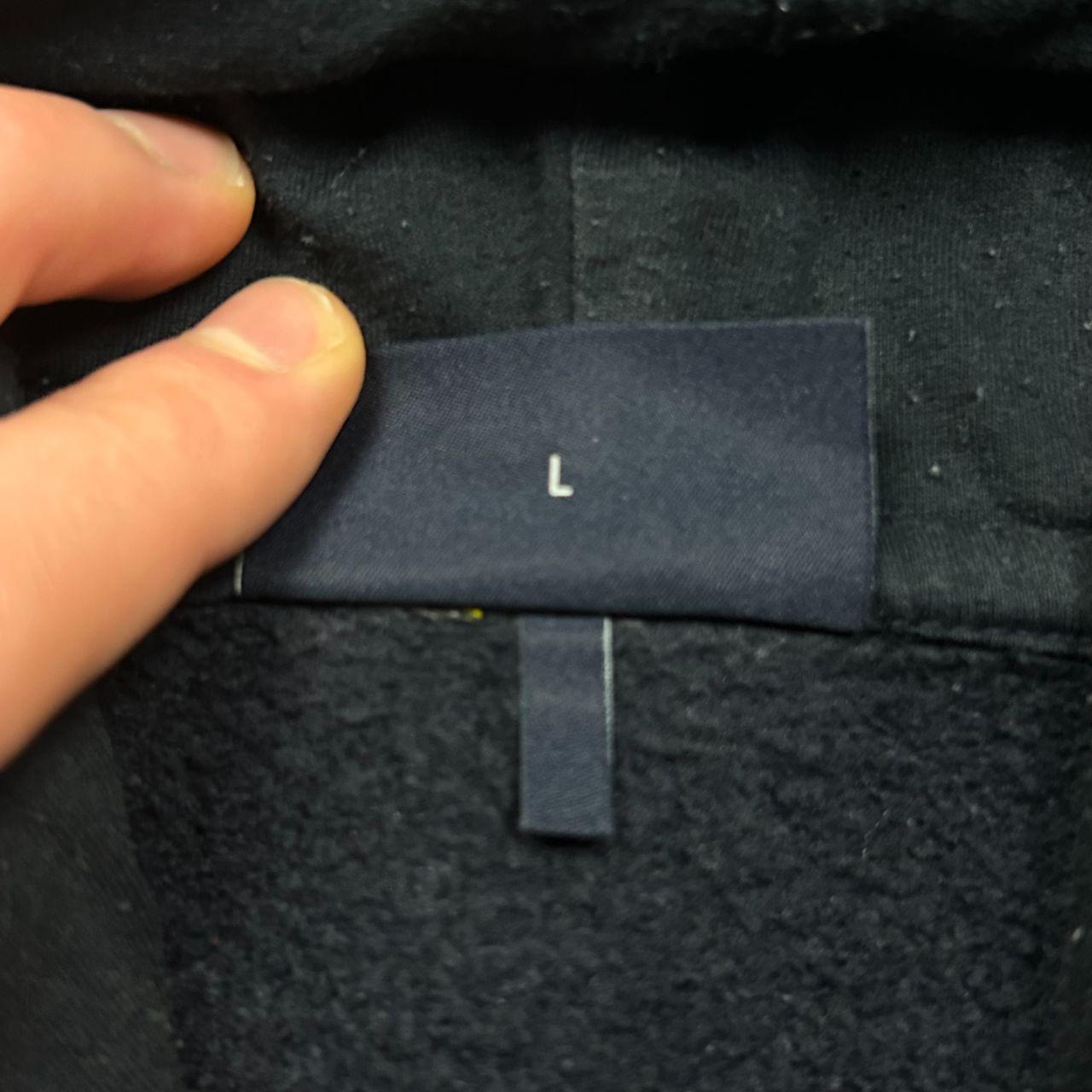 Mens Armani Jeans Logo Zip Up Hoodie Size L