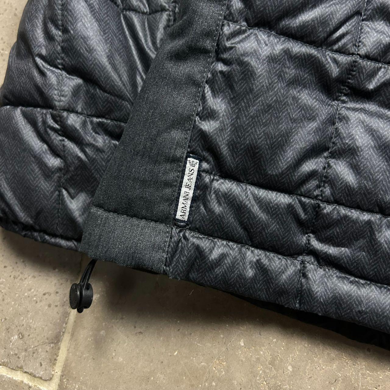 Armani Jeans Reversible Square Sitch Puffer Jacket L