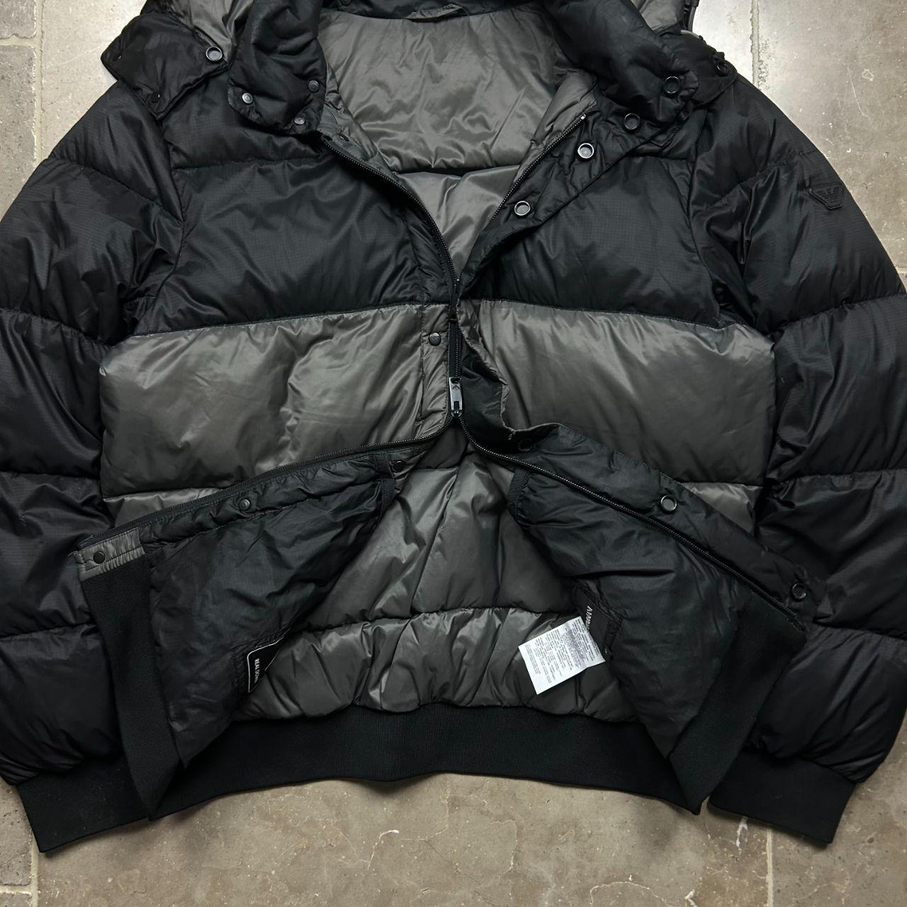 Emporio Armani Real Down Puffer Jacket Black M