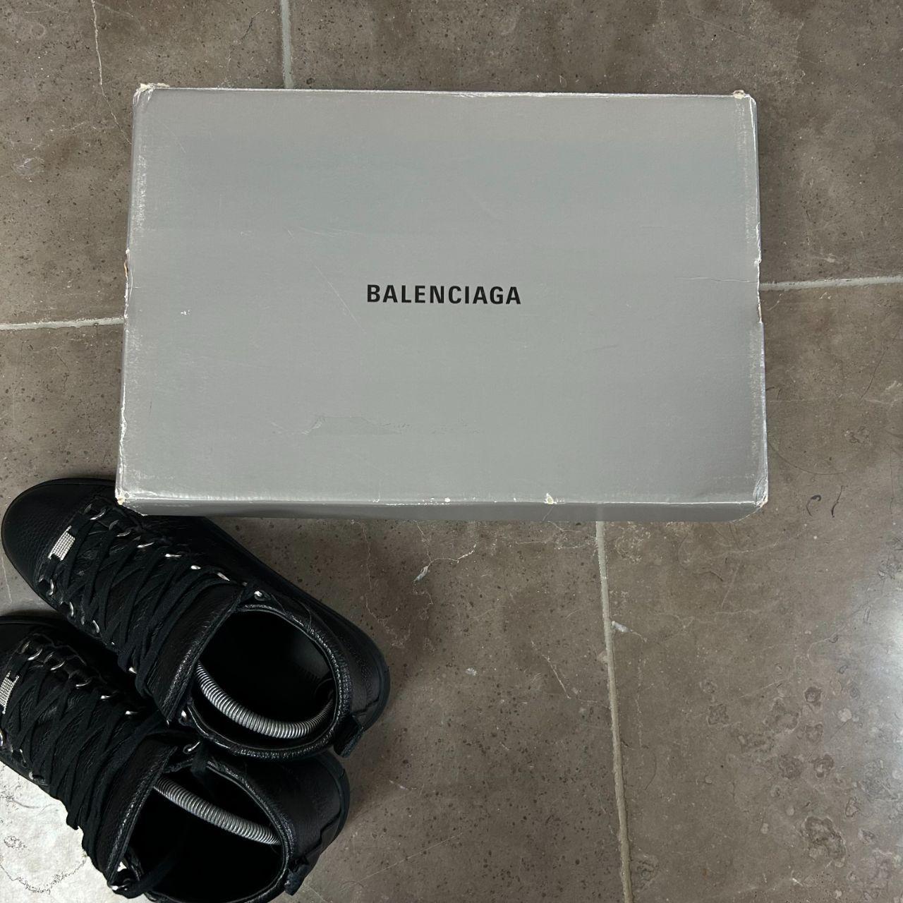 Mens Balenciaga Arena High Top Black Uk 7