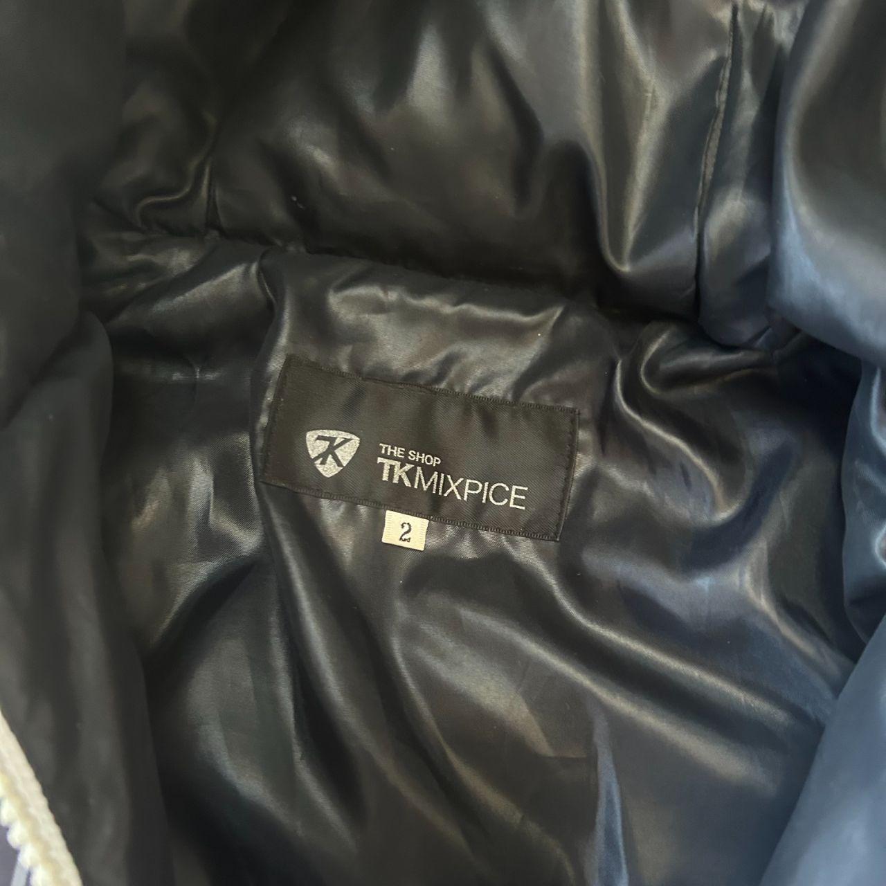 Vintage Takeo Kikuchi TK Diamond Stitch Plaid Puffer Zip Hood Jacket S