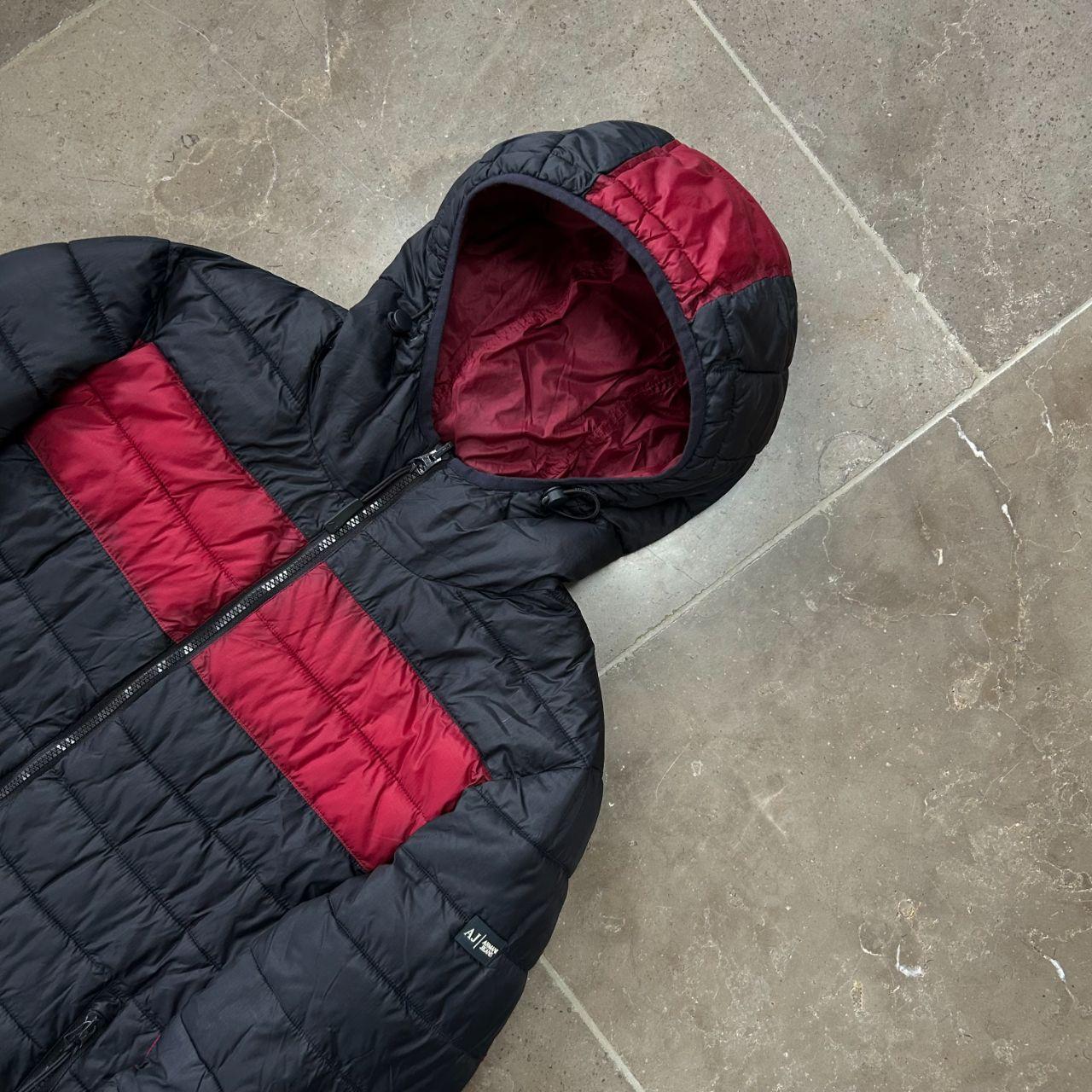 Vintage Armani Jeans Two Tone Reversible Puffer Jacket L