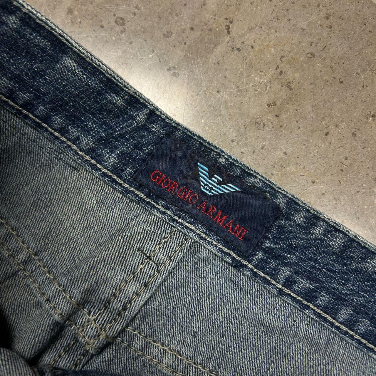 Vintage Armani Jeans Denim Logo Jeans W32 L32