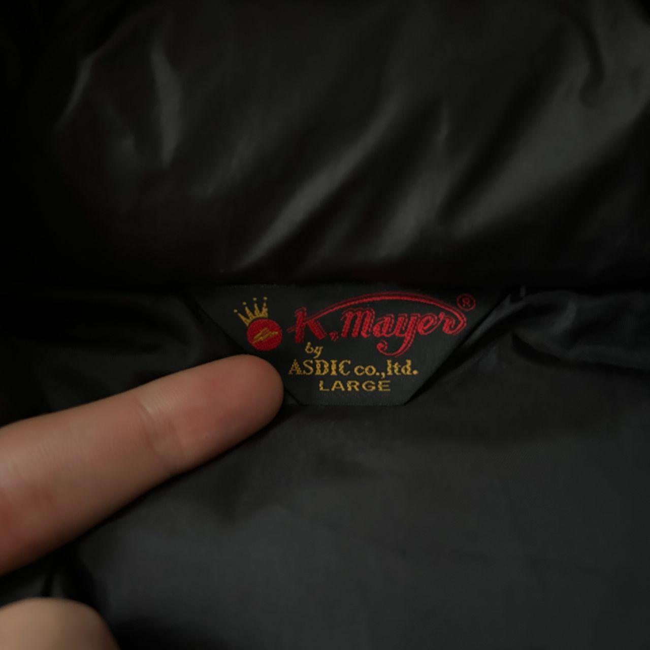 Vintage Japanese Archive Fur Hood Puffer Jacket L