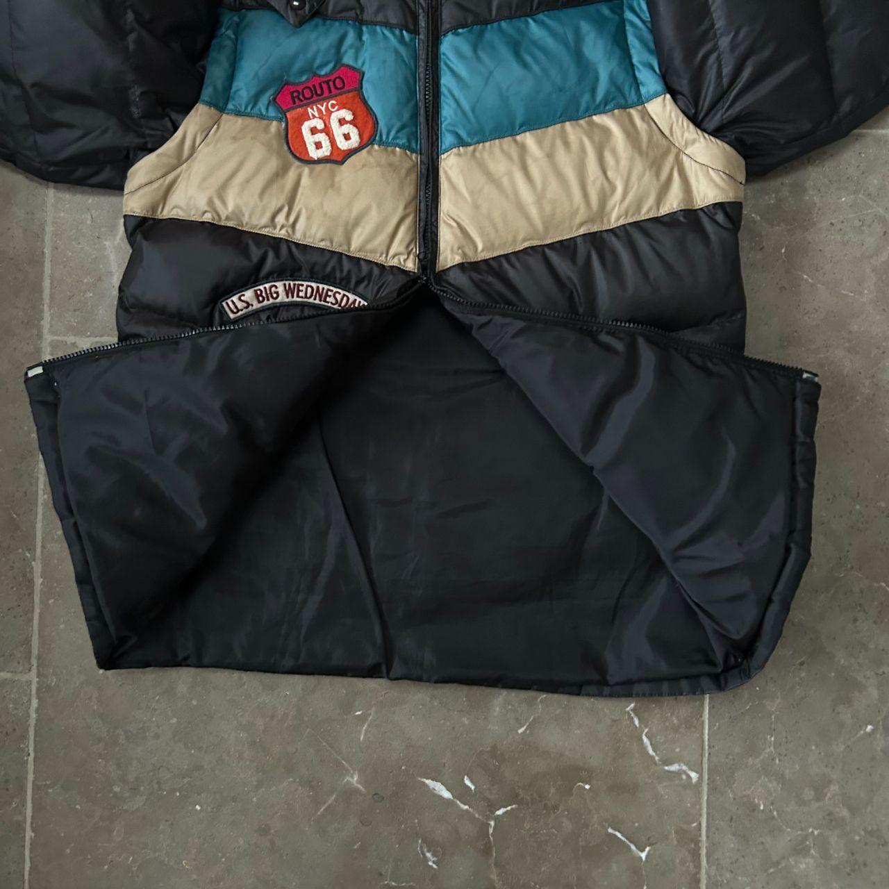 Vintage Japanese Archive Fur Hood Puffer Jacket L