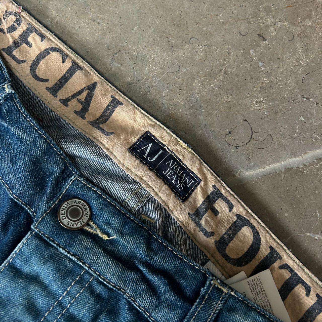 Vintage Armani Jeans Denim Bootcut Jeans W34 L28