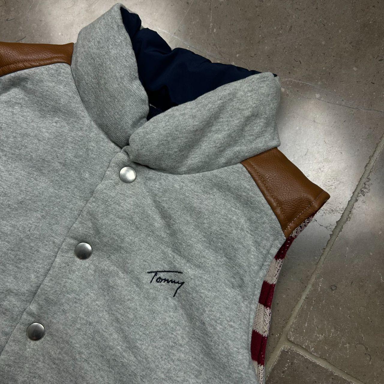 Vintage Mens Tommy Hilfiger Reversible USA Gilet Vest S