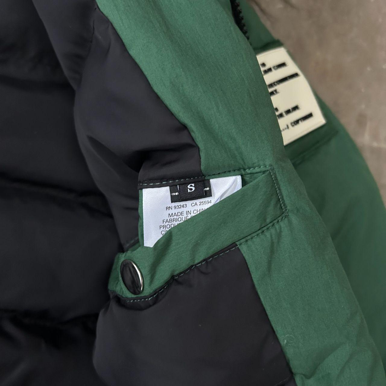 Mens Diesel Burkisk Puffer Bomber Fur Hood Jacket Green S