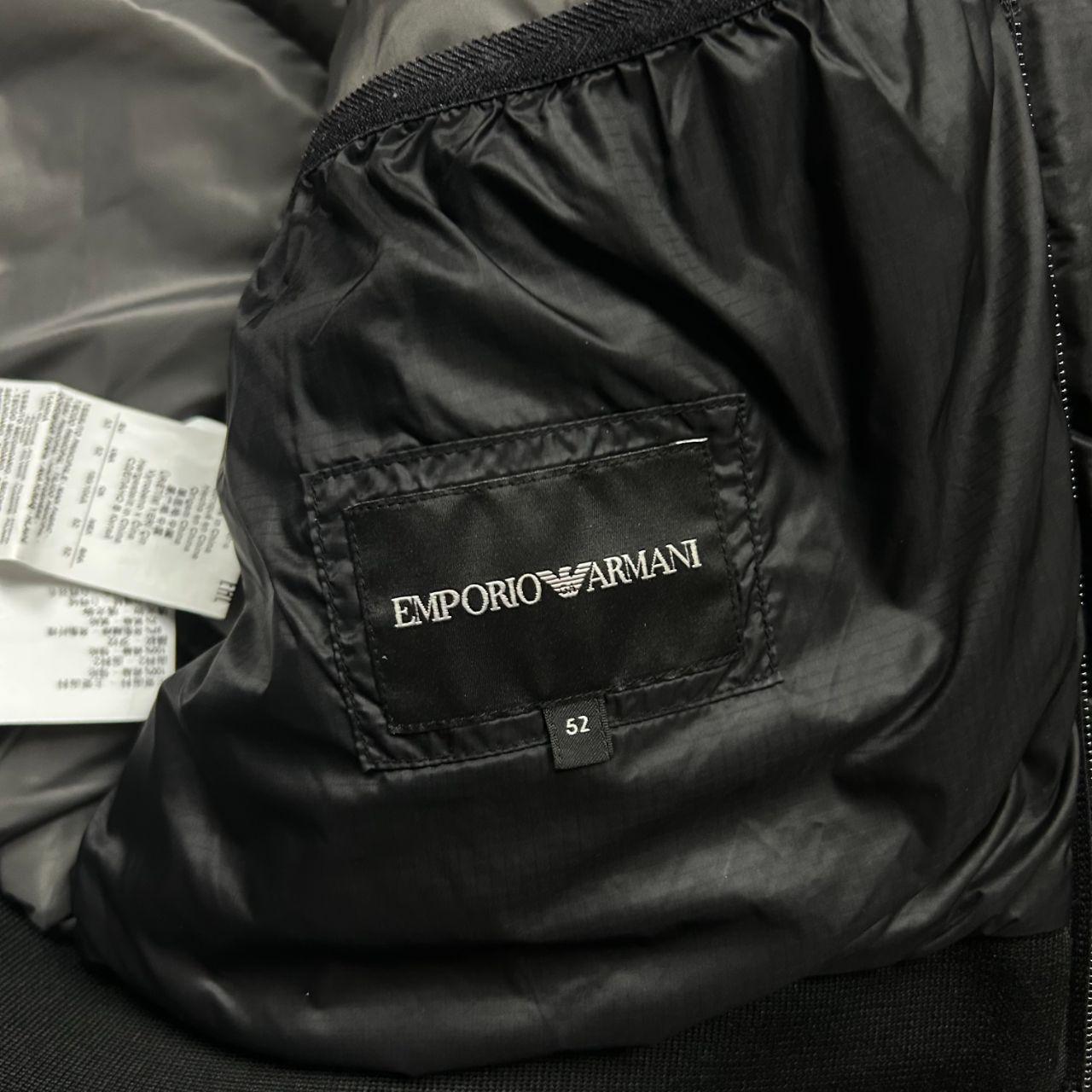 Emporio Armani Real Down Puffer Jacket Black M