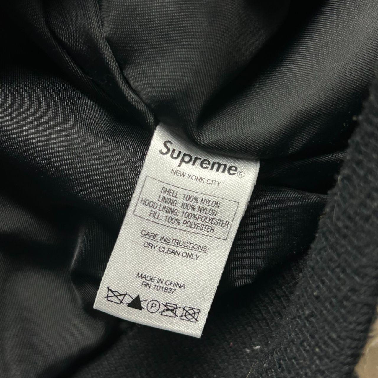 Mens Supreme N-2B Padded Bomber Jacket Black M