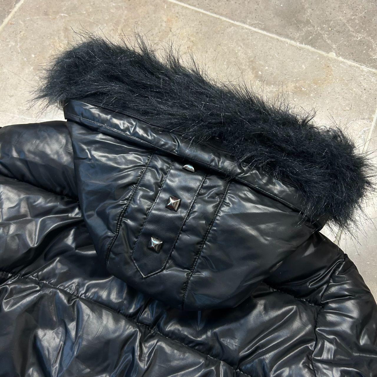 Vintage Rocawear Fur Hooded Puffer Jacket Size M